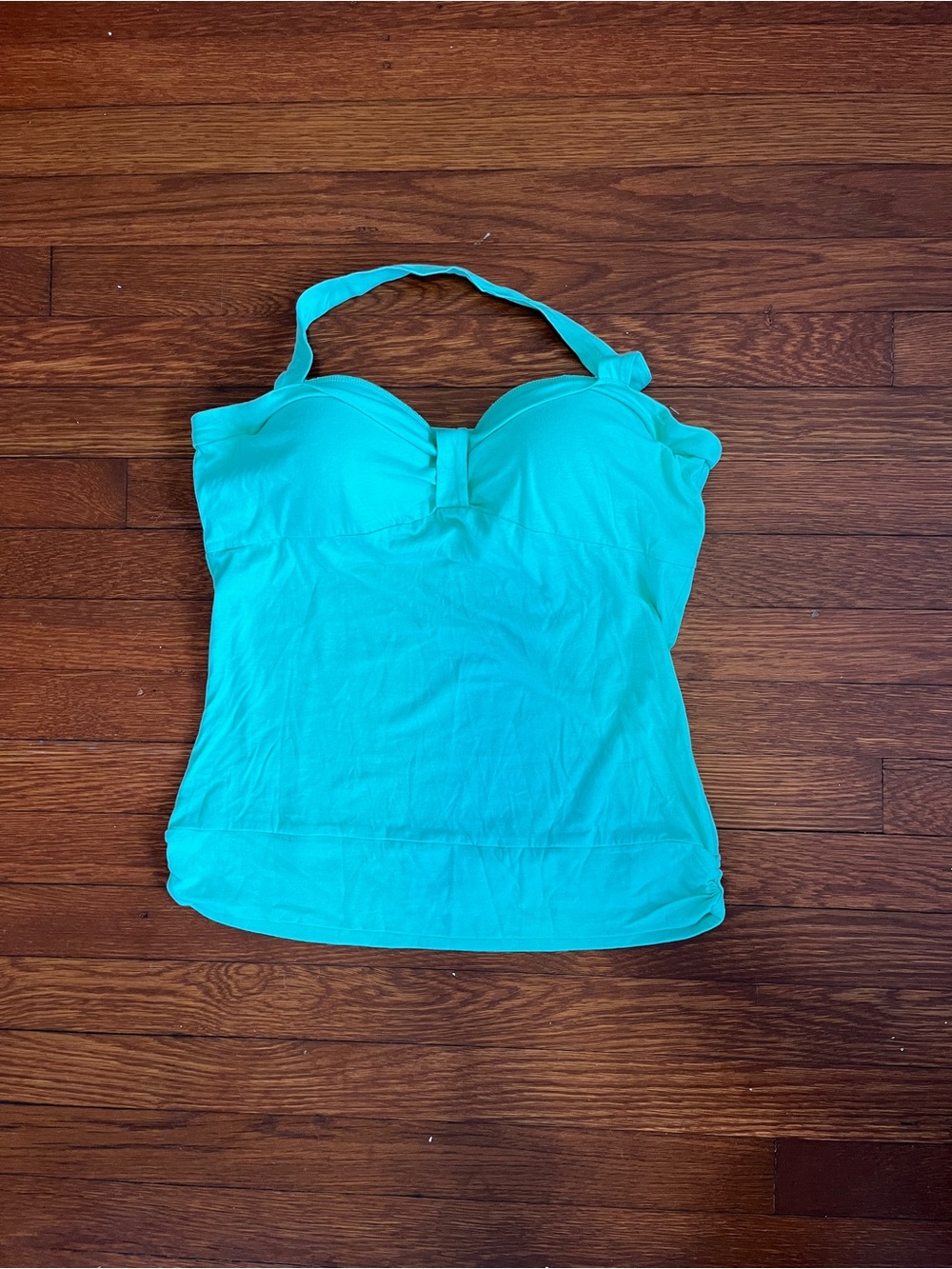 lei Turquoise Halter Camisole